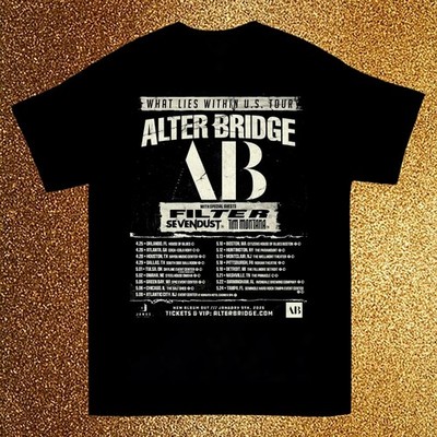 Alter Bridge Band What Lies Within Tour 2026 S to 5XL Tee Shirt CK581