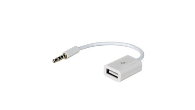 Adapter z kablem Akyga AK-AD-24 USB A (f) / mini Jack (m) 15cm