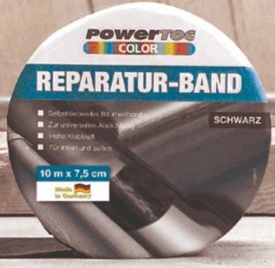 PowerTEC Reparatur- Band schwarz 4 Stück im Karton