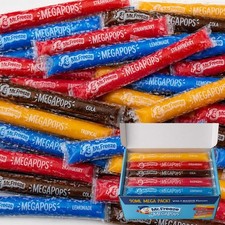 Mr Freeze Mega pops Ice Lollies 90ml Bulk Freezer Pops Summer intense Treat