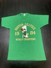 Boston Celtics Vintage Championship T-Shirt 1984 Locker Room Small NBA