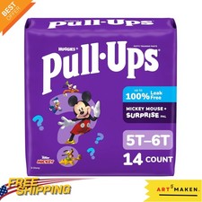 Comfortable Boys' Potty Training Underwear, 5T-6T, 14 Count with Disney Designs