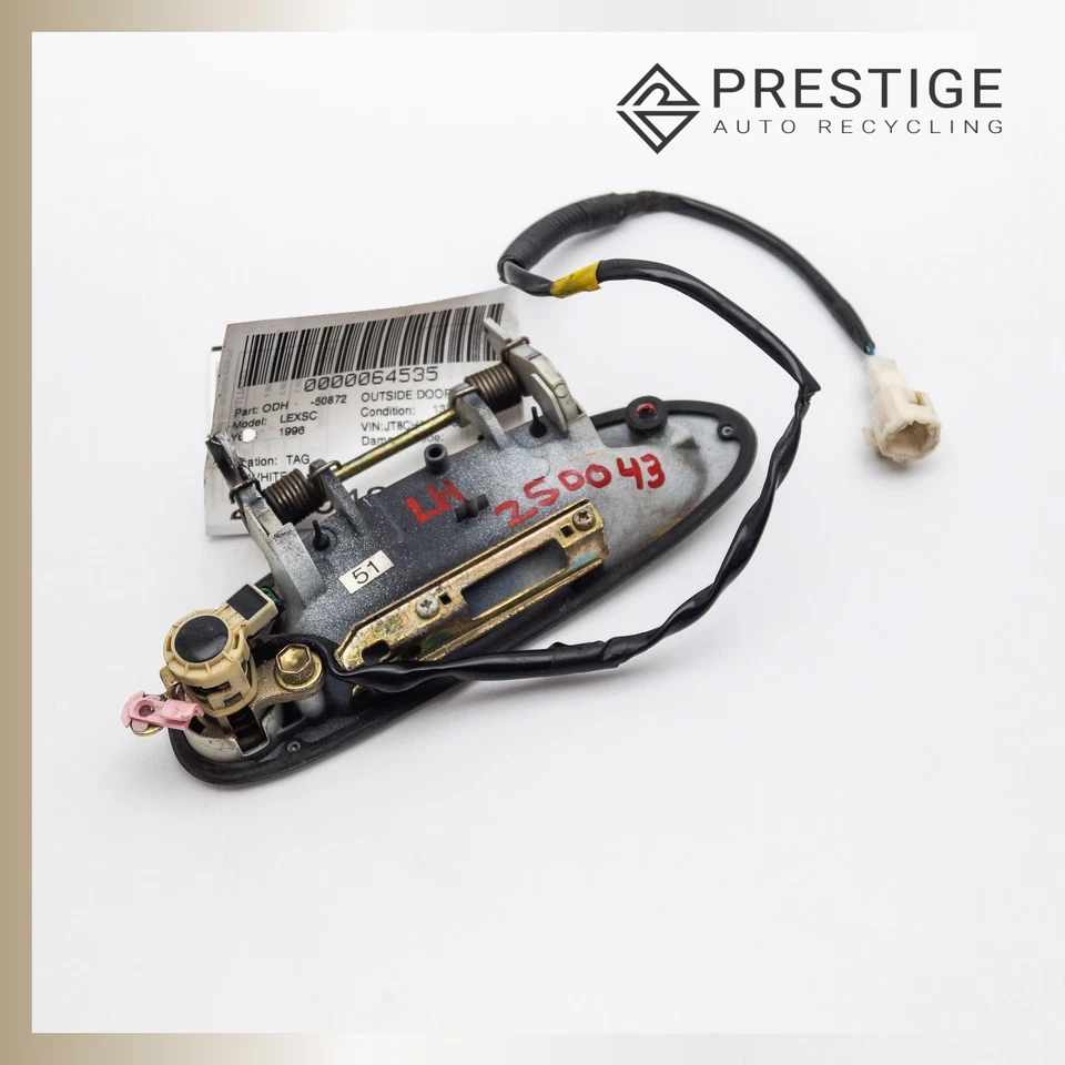 Manija de puerta exterior delantera izquierda Lexus SC300 SC400 1992-1999 69220-24030-08 OEM Foto 4 de 4