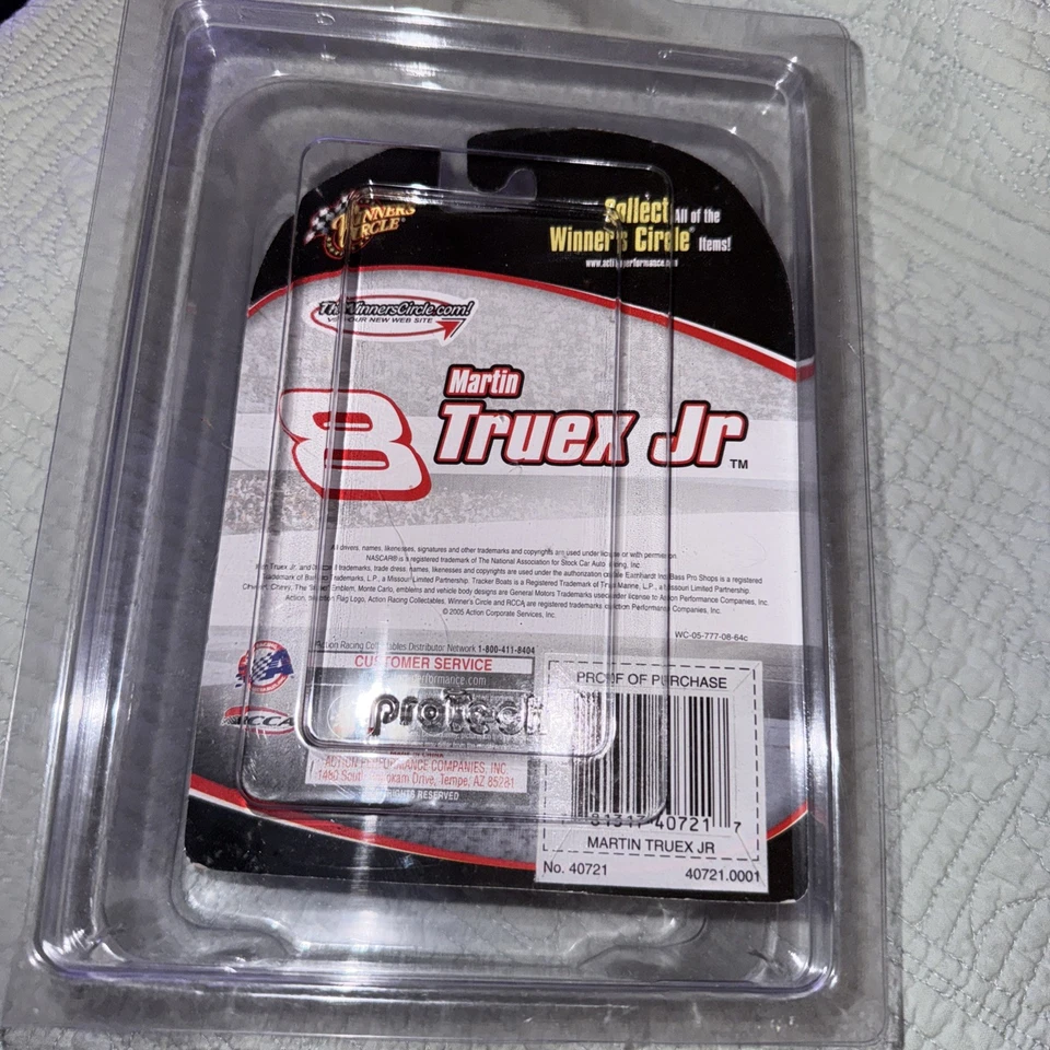 Coche diecast Winners Circle 2005 NASCAR #8 MARTIN TRUEX JR escala 1/64 Foto 2 de 2