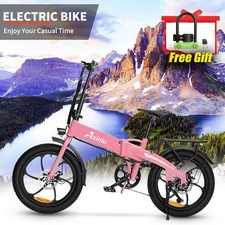 E-bike 20" 850W 36V Electric Bike Mountain Bicycle Fat Tire 28mph for Adults US