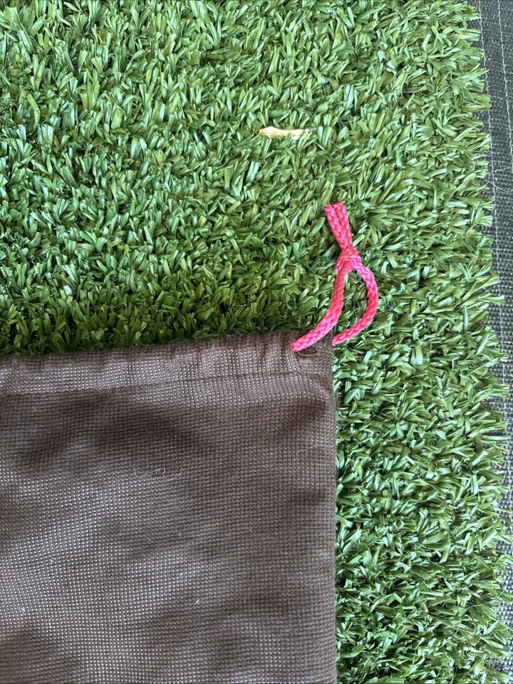 "Kate Spade NY Marrón Cartera Bolsa Antipolvo Cubierta Rosa Cordón Dorado Logo 17"" x 19.5""" Foto 3 de 4