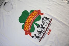 VTG Budweiser T-Shirt Single Stitch St. Paddy's Shamrock Men's XL Made In USA