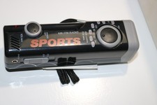 Vintage Sports Pocket AM/FM Radio with Hand Strap NOS 90's