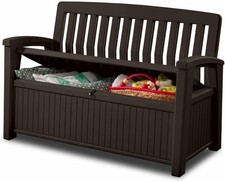 KETER CASSAPANCA PANCA DA GIARDINO MULTIUSO PATIO STORAGE BENCH GRAFITE (39754)