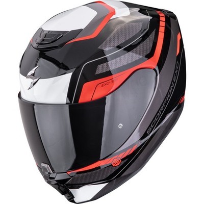 Scorpion - Motorcycle Helmet Integral Helmet S - EXO-391 Solid - Black-Red