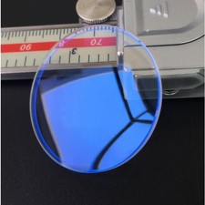 1.2 1.5 2.0 2.5mm Thick Blue AR Mineral Glass Watch Crystal Glass 26-42.5mm NEW