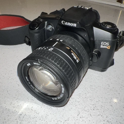 Canon EOS Rebel G Film Camera UNTESTED w Sigma 28-105mm Preowned 35mm