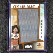 2025 AEW SP Game Used ANTHONY BOWENS On The Mat Relics 42/50