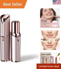 Facial Hair Removal for Women: Electric Face Razor with LED Light - Painless ...