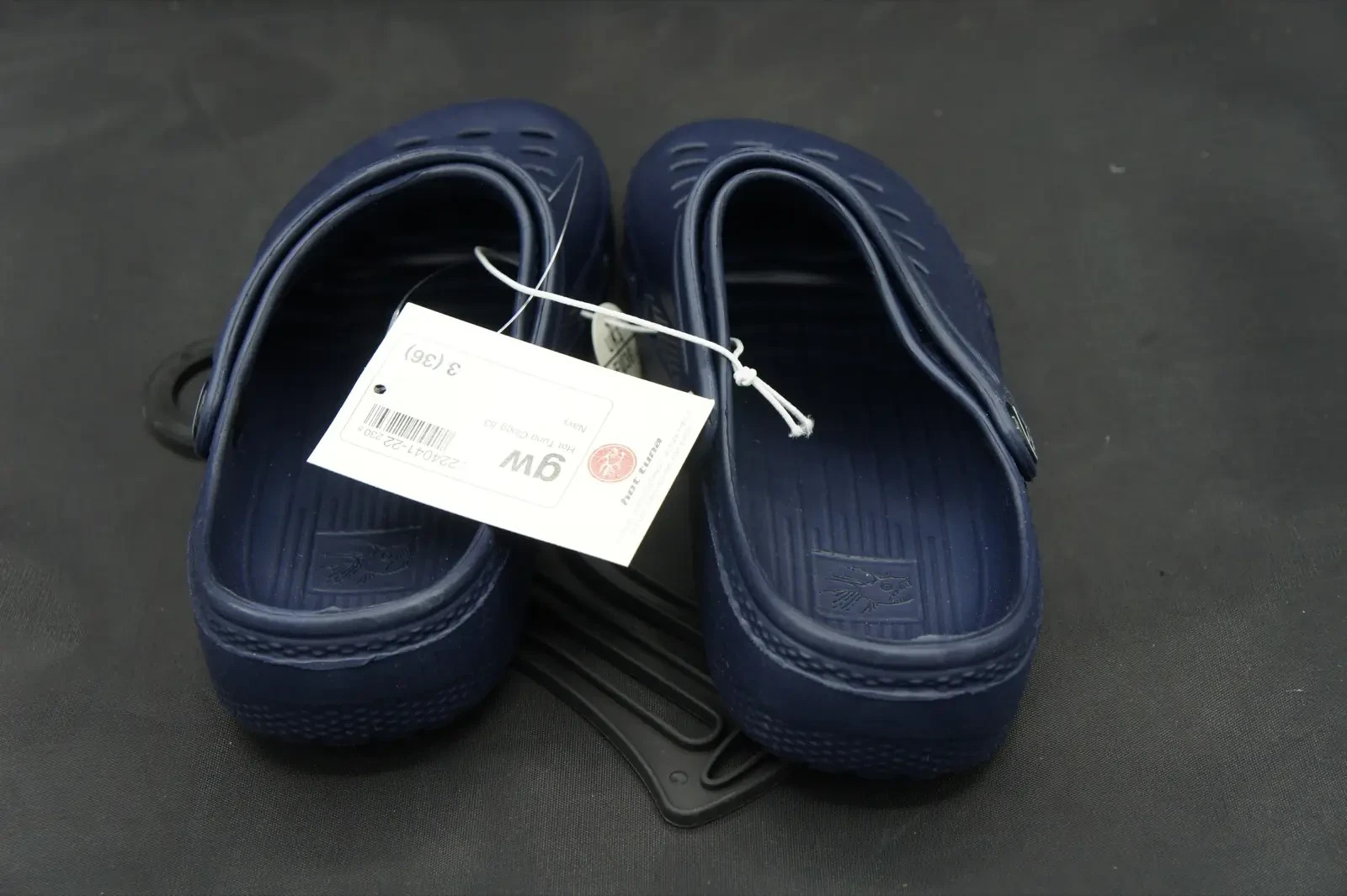 Hot Tuna Cloggs Womens UK 3 EU 36 Navy Blue Beach Pool Sandals Clogs BNWT image 5