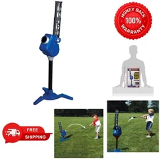 Portable Kids Baseball Training Machine - 6 Balls Included, Lightweight Design