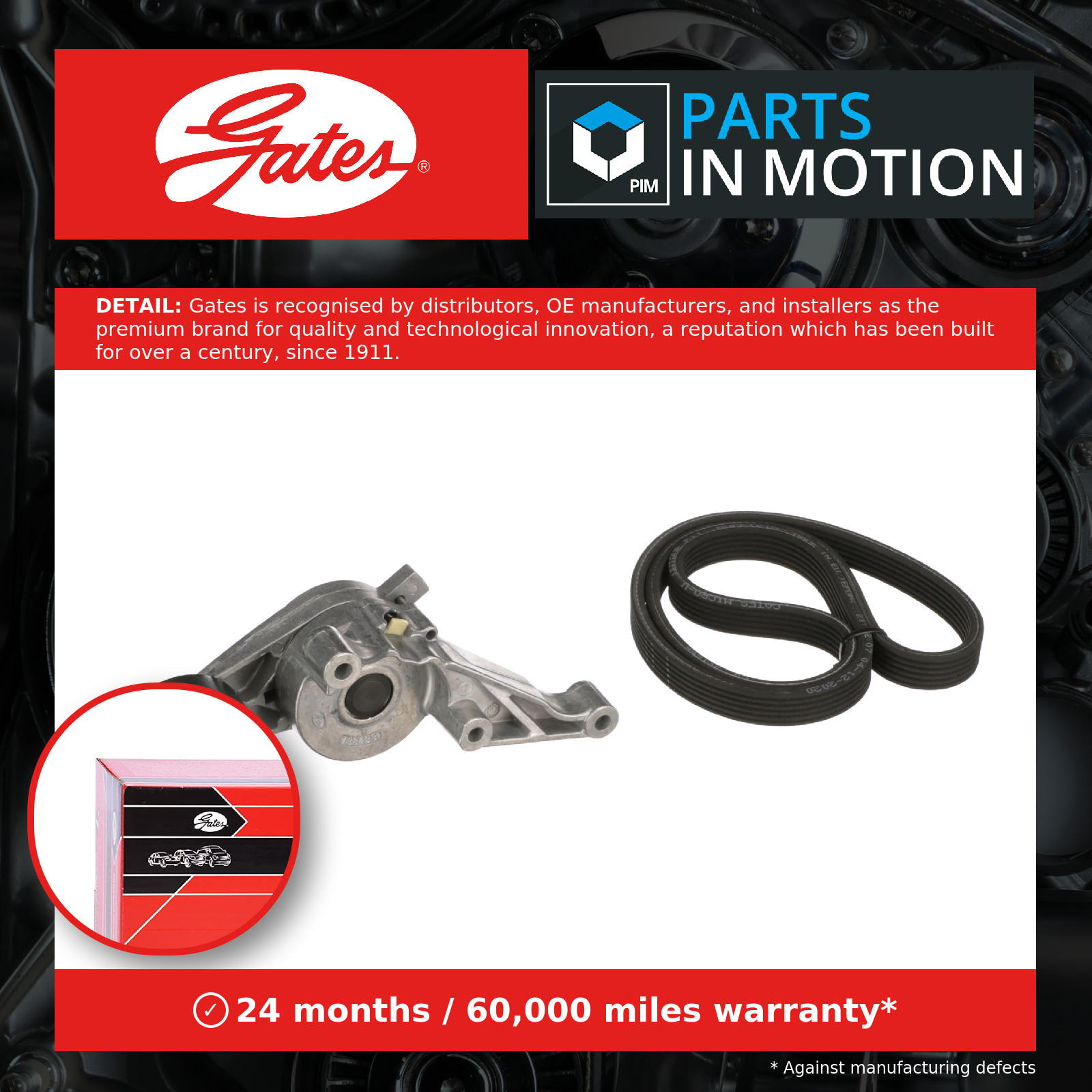 GATES Micro-V Kit K016DPK1215 - Image 14