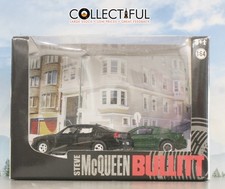 GREENLIGHT 2010 - BULLITT - MUSTANG / CHARGER - STEVE McQUEEN - 2 CAR SET MIB🔥