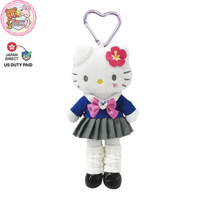 Sanrio Hello Kitty Style Up Mascot Plush Keychain Kogal GOGO GAL Japan New