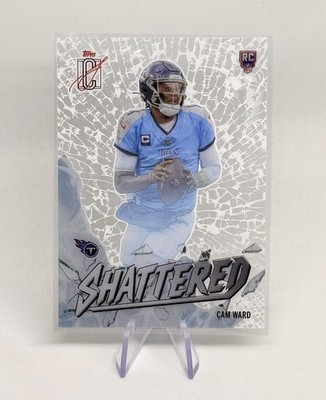 2025 Topps Signature Class Football Cam Ward Rookie Shattered SP Titans S-25 NFL