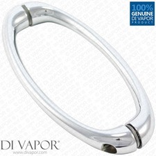Di Vapor (R) 145mm Replacement Shower Door Handles | 14.5cm Hole to Hole | Metal