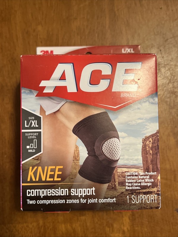 ACE Compression Knee Support Neoprene, Large/X- Large