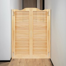 Wood Swinging Door Wall-mounted Double Half C...