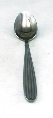 Uniware Edelstahl Unbekannt Geripptes Design 5 1/4'' Kaffeelöffel