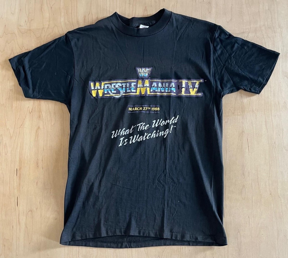 WRESTLEMANIA IV (1988) Live From Trump Plaza WWF WWE Black