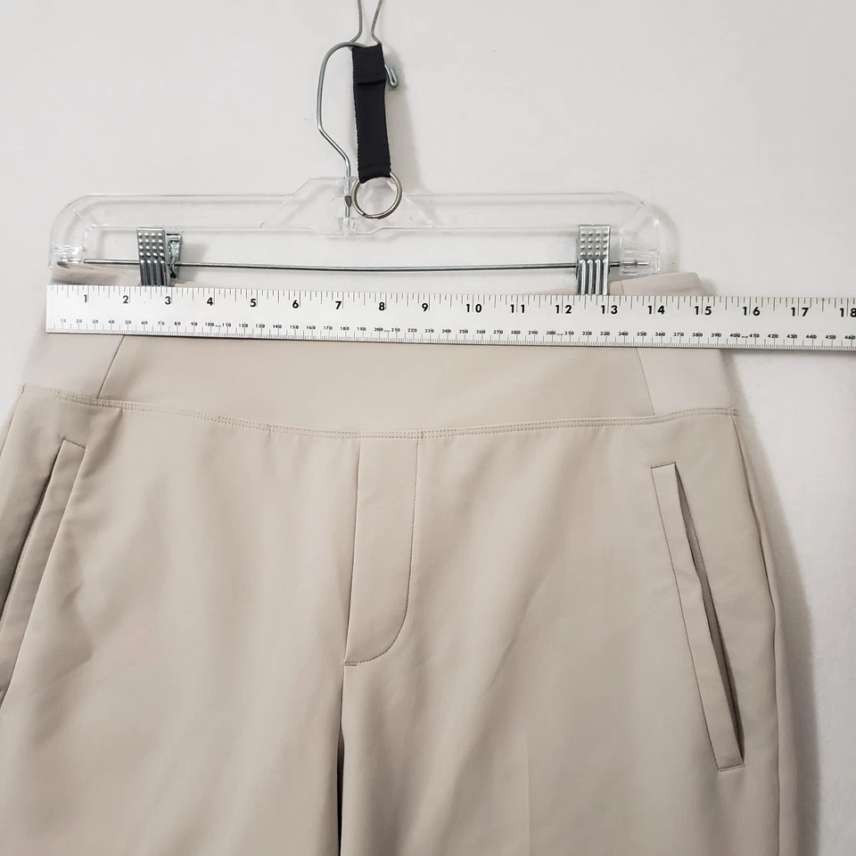 Pantalón de tiro alto Athleta Endless para mujer 8 Petite 8P tela elástica abulón prima Foto 3 de 4