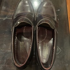 JOHNSTON & MURPHY Shoes Aristocraft USA 10 Glossy Leather Penny Loafer