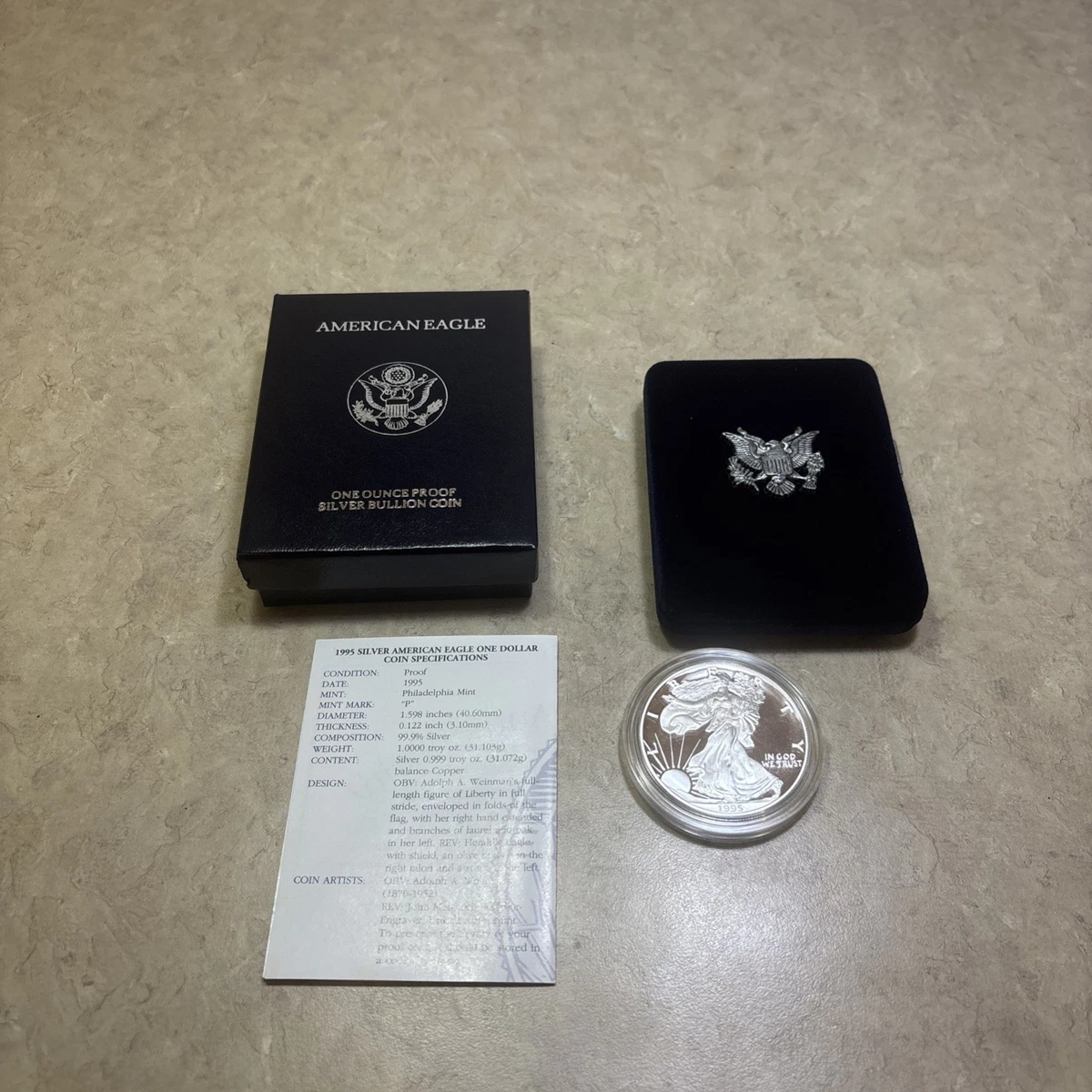 American Eagle 1995 Silver Bullion Coins for sale | eBay