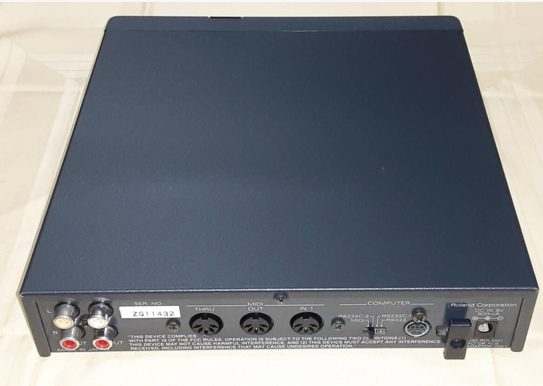 Roland　SC-55mk2 sound canvas Roland SC-55 mkII mk2 SOUND Canvas MIDI Sound Module w/Adapter