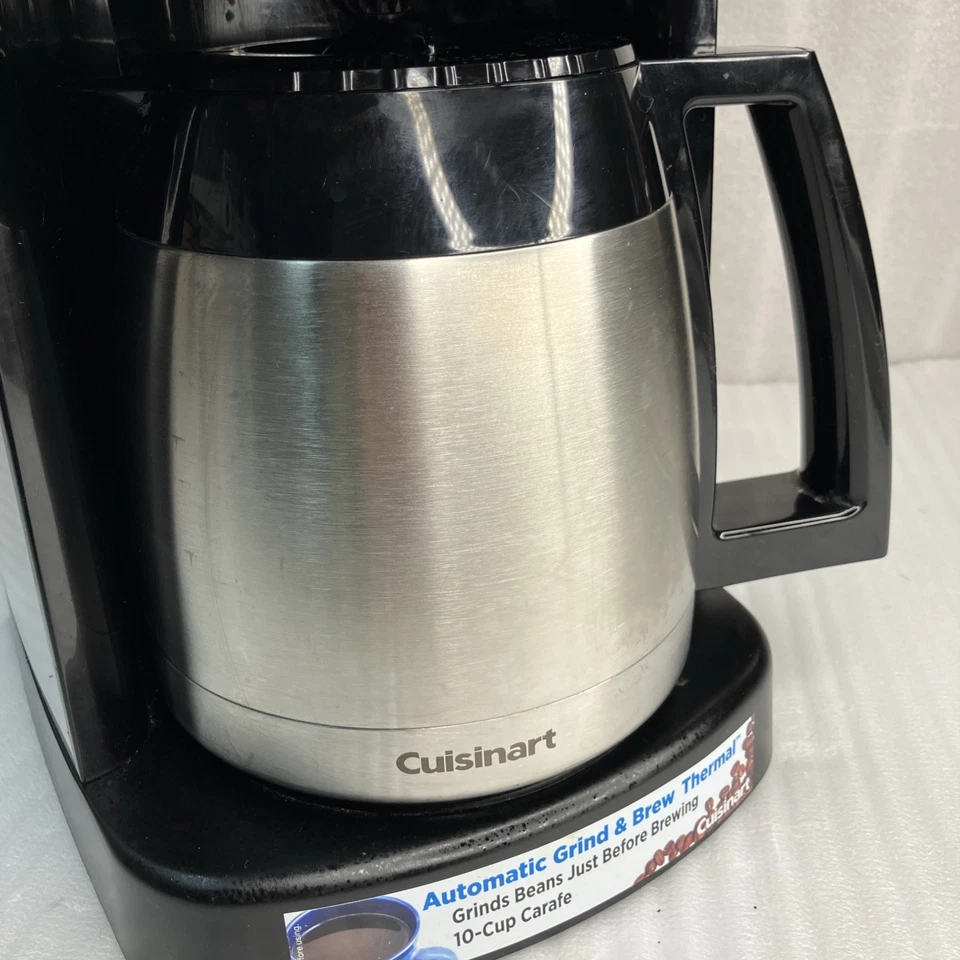 Cuisinart DGB-650, 10-Cup Thermal Carafe, Auto Grind and Brew Coffee Maker - Image 2 of 4