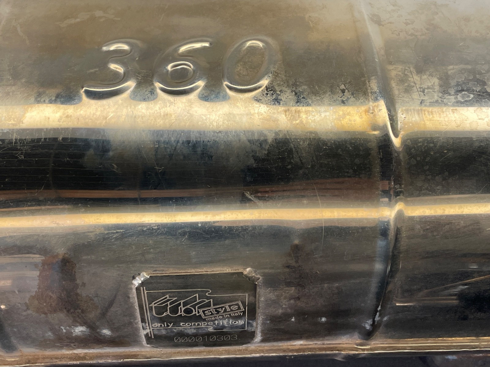 1999 to 2005 Ferrari 360 TUBI Style Exhaust System 000010303