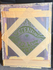 Vintage Insanely Rare Roky Erickson & 13th Floor Elevators  Silk Screen Print