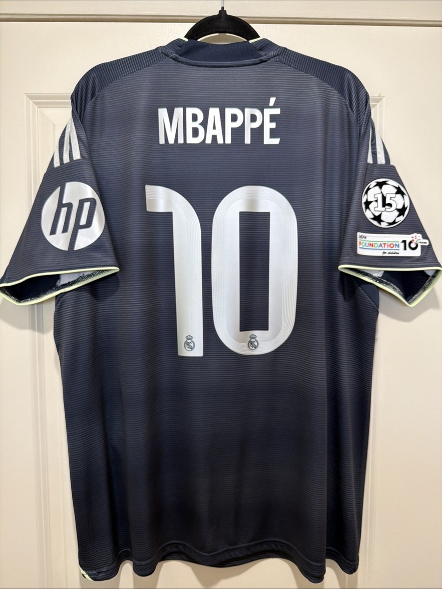 MBAPPÉ 10 未使用　大人M Mbappe #10 Mens EXTRA LARGE Adidas Real Madrid Fan Away UCL Jersey
