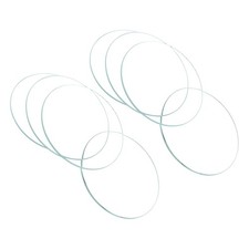 8pz Vetro Cristallo Lente Orologio 41mm Singola Cupola Sostituire Parti Circolare Luminoso Len