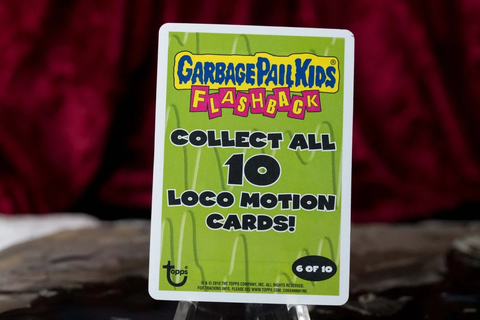 Garbage Pail Kids Adam Boom 2010 Flashback Series 1 3D Loco Motion Lenticular - Image 2 of 4