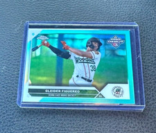 2023 Topps Pro Debut Chrome Gleider Figuereo Aqua Refractor 18/75