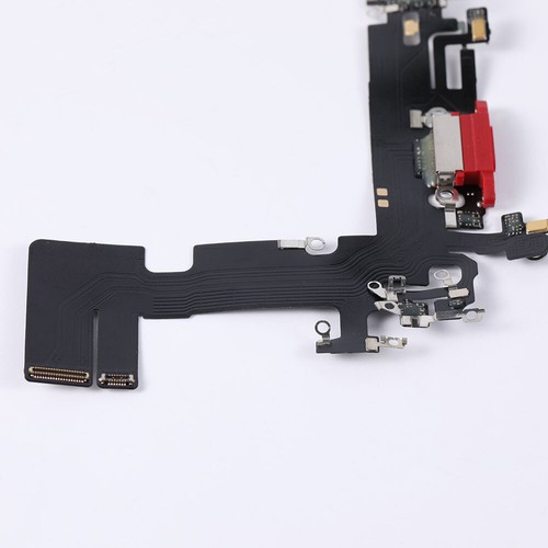 Conector de carga puerto de carga de soporte conector de base de micrófono de repuesto flexible con conector de audio para iPhone 13 6,1 - Imagen 8 de 16
