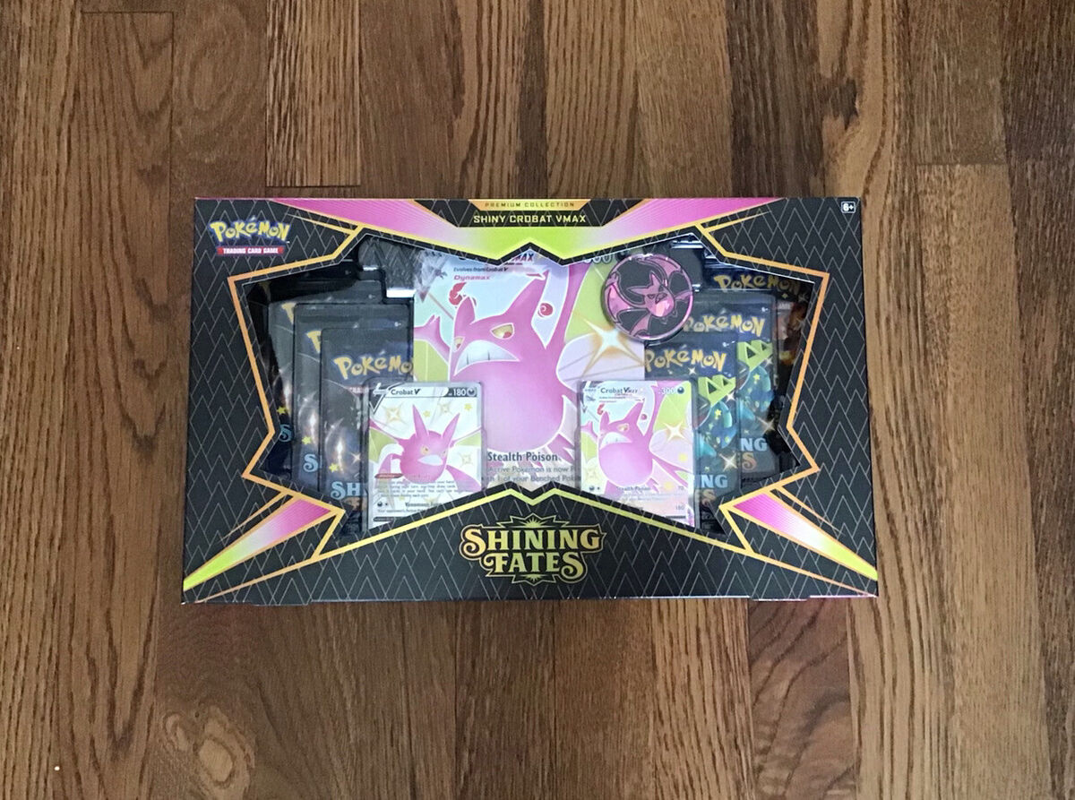 Pokemon Shining Fates Premium Collection Box shiny Crobat Pokemon Shining Fates Premium Collection Box shiny Crobat