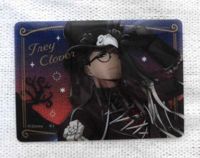 Disney Twisted Wonderland Plastic card Trey Clover B Heartslabyul  scary dress　/