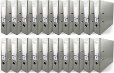 Netuno 20 raccoglitore cartone ecologico riciclato grigio a 2 anelli A4 dorso 8