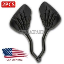 Espejos retrovisores manuales Skeleton para Yamaha Raider Road Star XV 1600 1700 1900