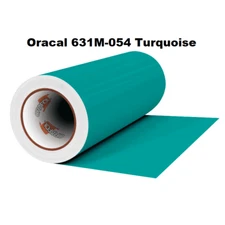 24" x 40 Yds Roll Oracal 631 Matte TURQUOISE 054 Adhesive Vinyl Graphic Cutting