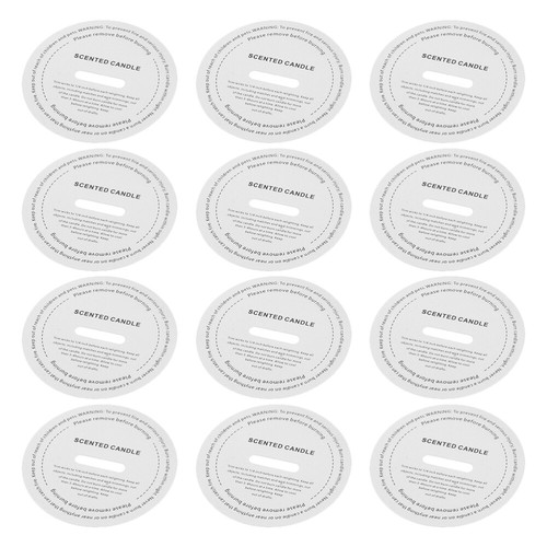50 piezas pegatinas de transferencia de cubierta antipolvo para velas decoración de agua - Imagen 8 de 12