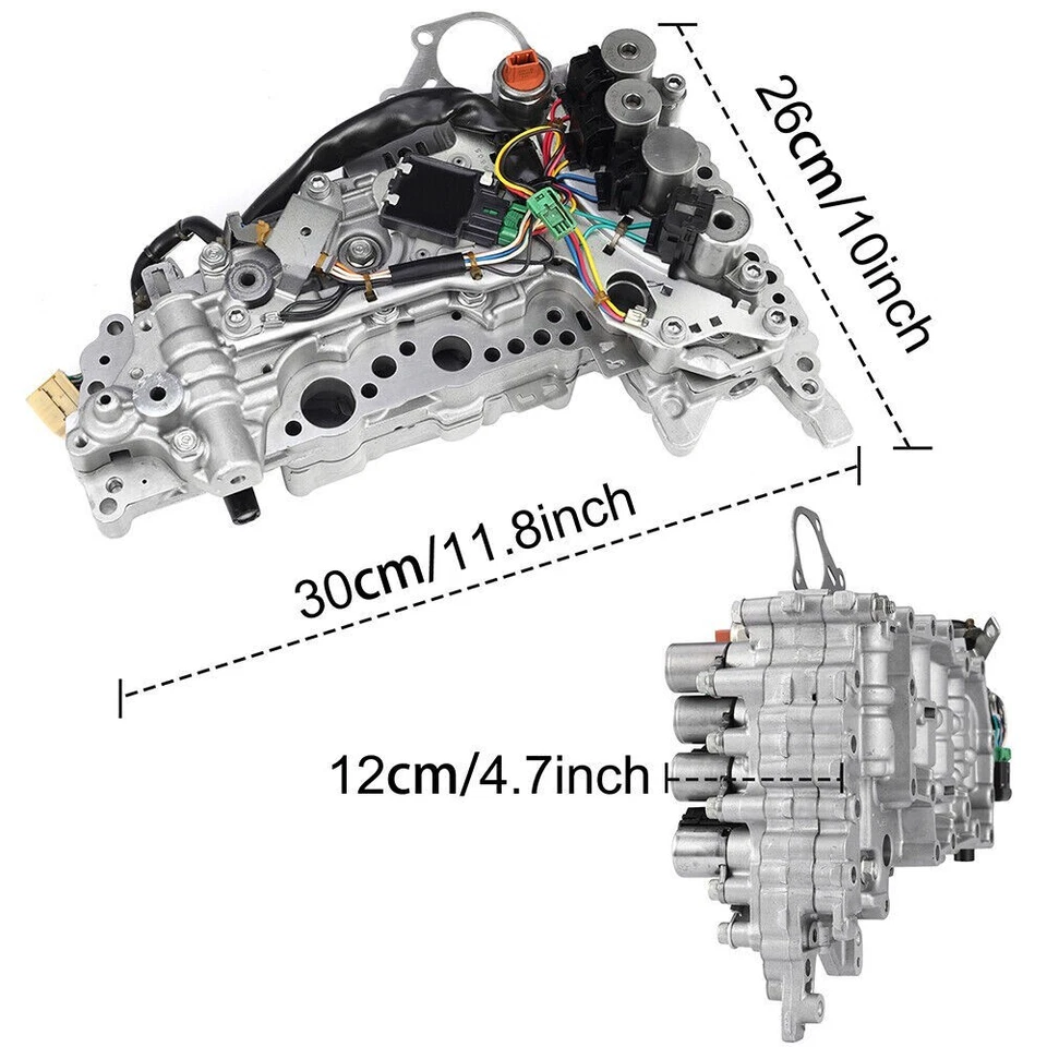 Cuerpo de válvula JF009E RE0F09A/B con solenoides y motor paso a paso Nissan Sentra 2008-2013 Foto 3 de 3