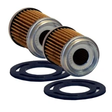 WIX Pair Set of 2 Cartridge Fuel Metal Canister Filters