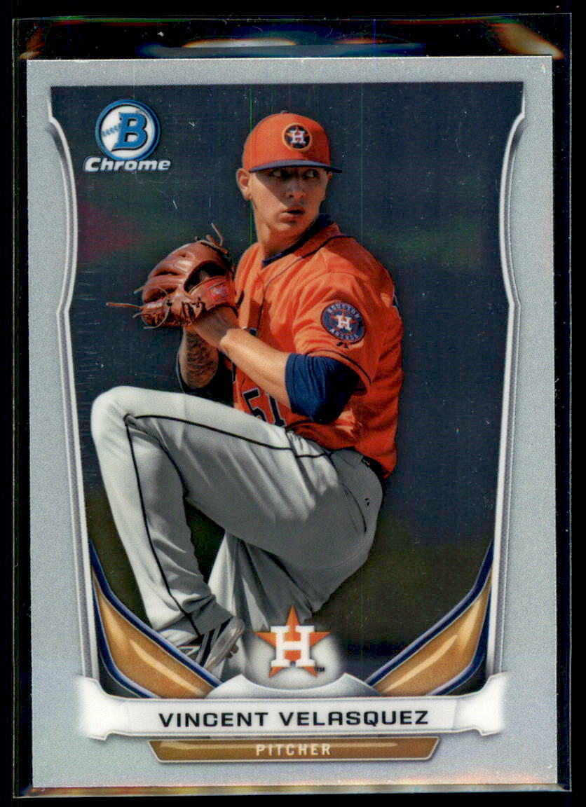 2014 Bowman Draft Chrome Top Prospects Vincent Velasquez #CTP-28 Houston Astros